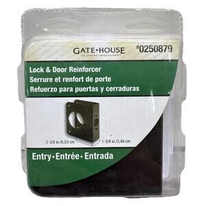 Gatehouse Door and Lock Reinforcer 0250879 Brown Bronze